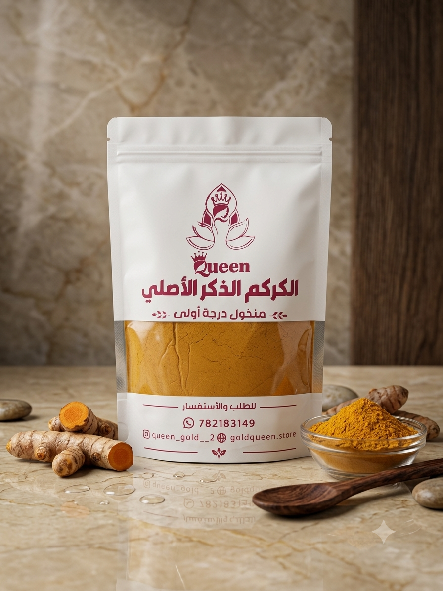 الكركم الذكر الأصلي للبشرة