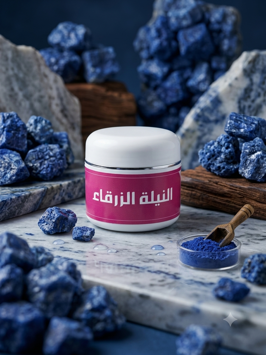 بودرة النيلة الزرقاء المغربية الأصلية